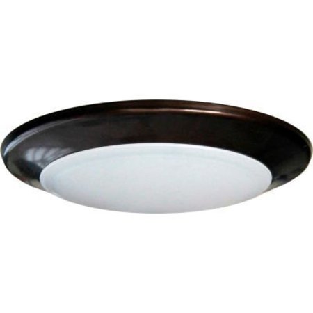 AMAX LIGHTING Amax Lighting LED-SM6D/BRZ 6" Dimmable LED Can Disk Light, 15W, 3000 CCT, 1095 Lumen, 82 CRI, Bronze LED-SM6D/BRZ